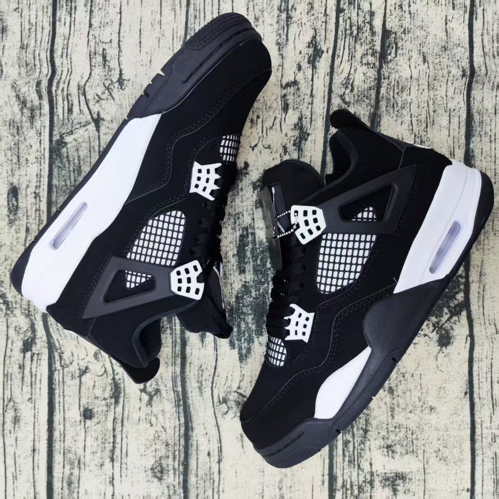 🍻🍻🍻 Jordan 4 Retro 'White THUNDER' • OG NIKE AIR • FULL SET